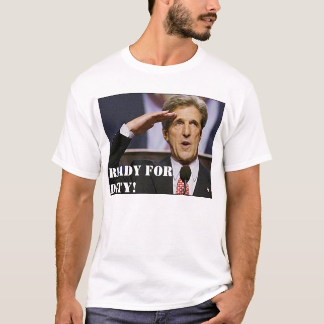 John Kerry för president Tee (Framsida)