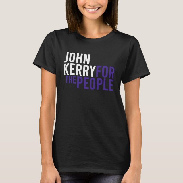 John Kerry For The People 2024 Liberal Democrat US T Shirt (Framsida)