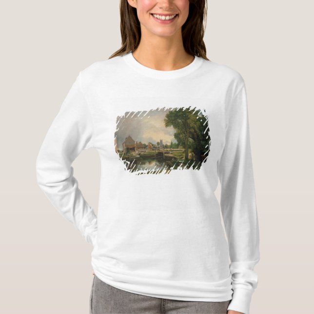 John konstapel | Dedham låser och mal, 1820 Tee Shirt (Framsida)
