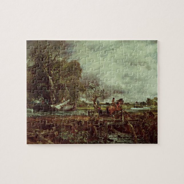 John konstapel | den hoppa hästen, c.1825 (olja på pussel (Horisontell)
