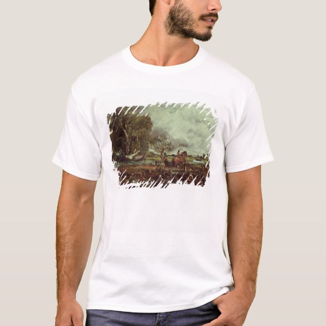 John konstapel | den hoppa hästen, c.1825 (olja på tee (Framsida)