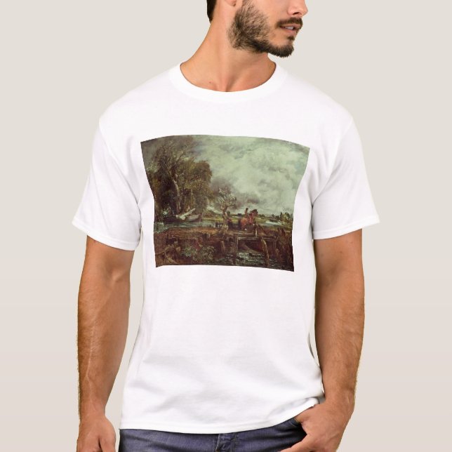 John konstapel | den hoppa hästen, c.1825 (olja på tee shirt (Framsida)