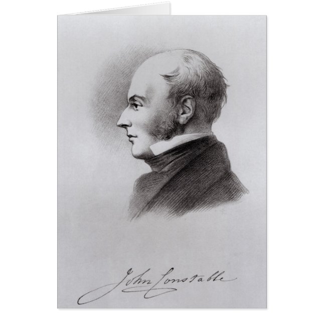 John konstapel hälsningskort (Framsidan)