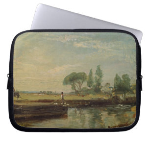John konstapel som en pråm nedanföra Flatford Laptop Sleeve