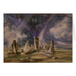 John konstapel Stonehenge, 1835 Hälsningskort