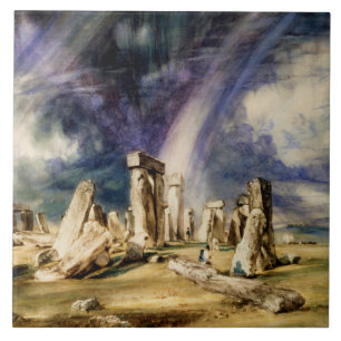 John konstapel - Stonehenge Kakelplatta