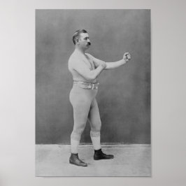 John L. Sullivan - Heavyweight Boxing Champion Poster