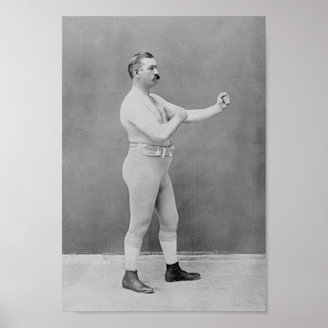 John L. Sullivan - Heavyweight Boxing Champion Poster (Framsidan)