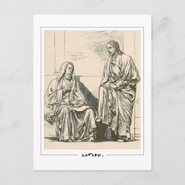 John La Farge #111 - Fin Art Postcard Vykort (Framsida)