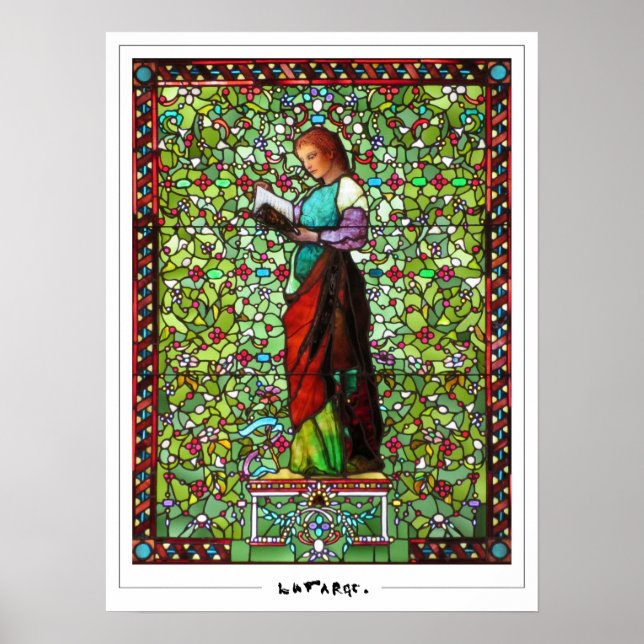 John La Farge Zedign Art Poster nr 106 (Framsidan)