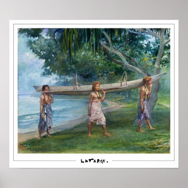 John La Farge Zedign konstaffisch #10 Poster (Framsidan)
