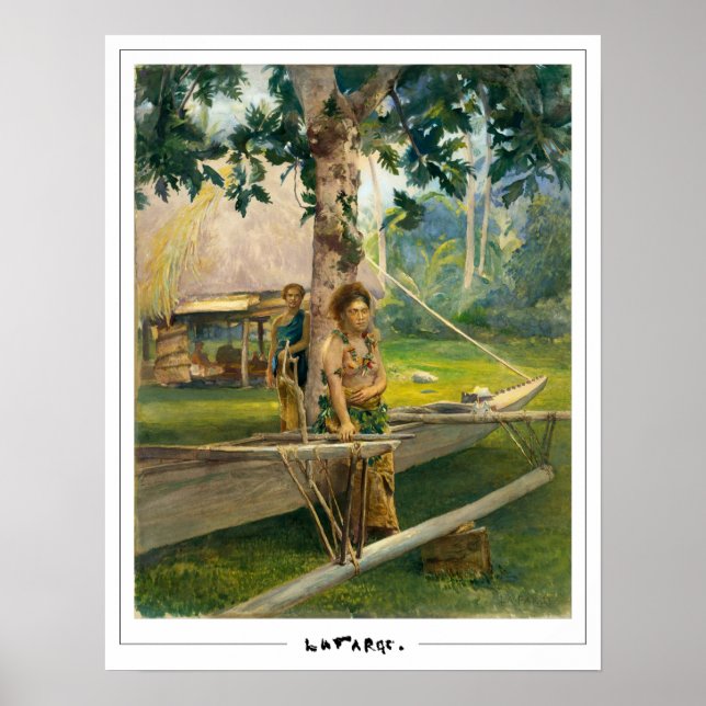 John La Farge Zedign konstaffisch #11 Poster (Framsidan)