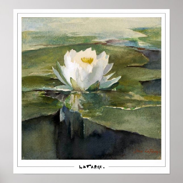 John La Farge Zedign Konstaffisch #12 Poster (Framsidan)