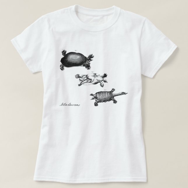 John Laurenss sköldpaddor Tee Shirt (Design framsida)