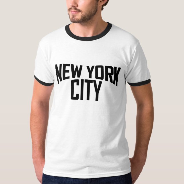 John Lennon New York City T-tröja T-shirt (Framsida)