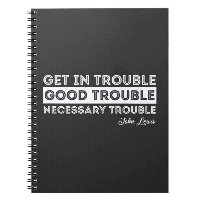 John Lewis - Bra Trouble Quote Anteckningsbok (Framsidan)