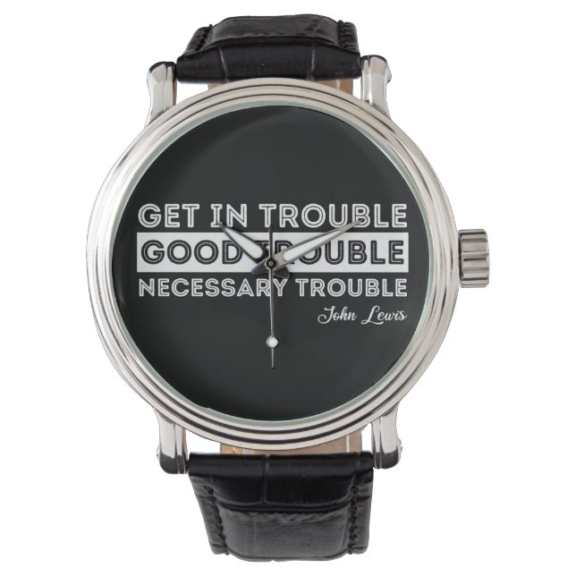 John Lewis - Bra Trouble Quote Armbandsur (Framsida)