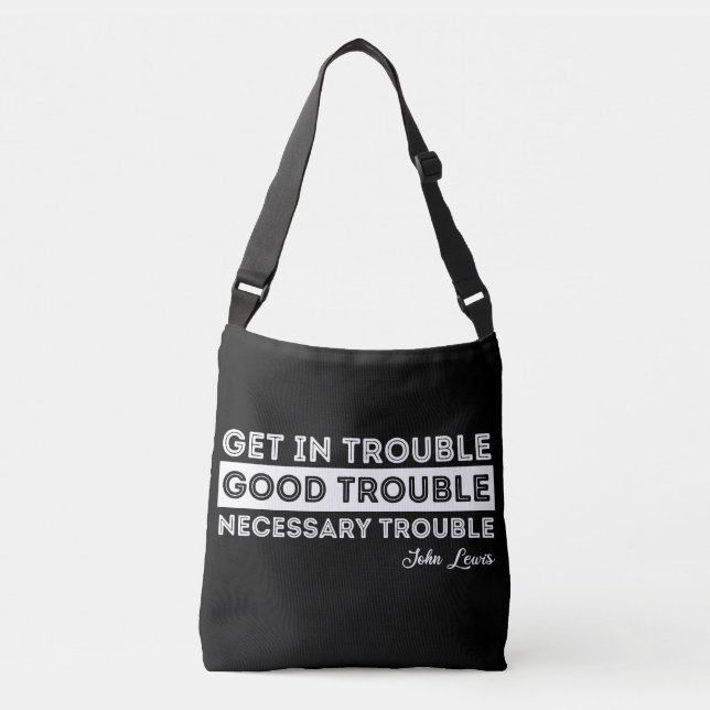 John Lewis - Bra Trouble Quote Axelväska (Framsida)