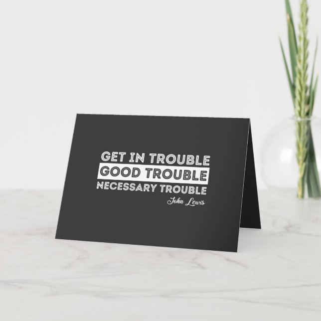 John Lewis - Bra Trouble Quote Helgkort (Framsida)