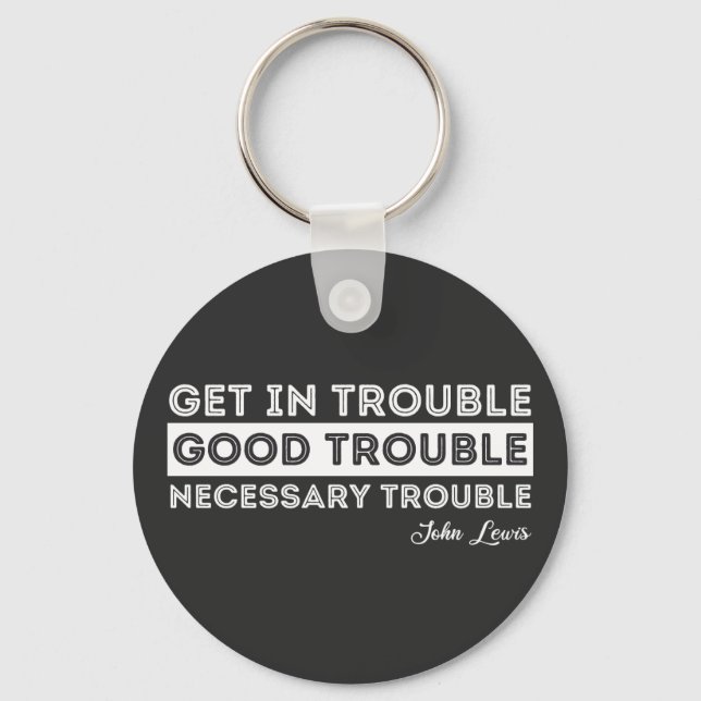 John Lewis - Bra Trouble Quote Nyckelring (Framsida)