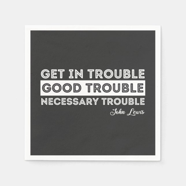 John Lewis - Bra Trouble Quote Pappersservett (Framsidan)