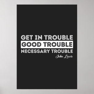 John Lewis - Bra Trouble Quote Poster
