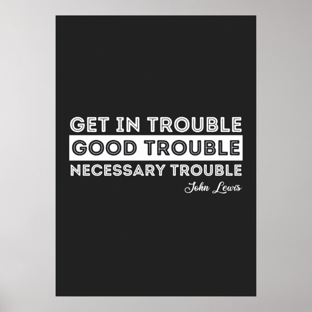 John Lewis - Bra Trouble Quote Poster (Framsidan)