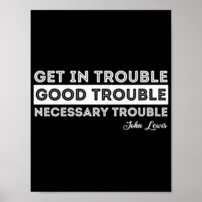 John Lewis - Bra Trouble Quote Poster (Framsidan)