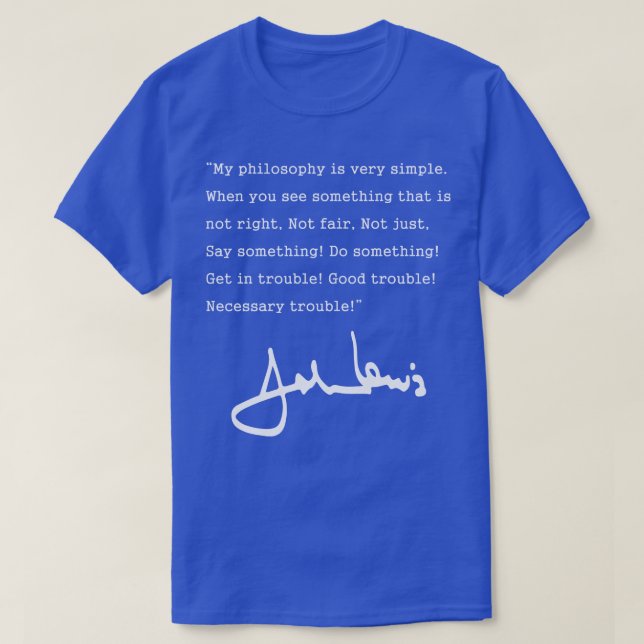 John Lewis Bra Trouble Quote T Shirt (Design framsida)