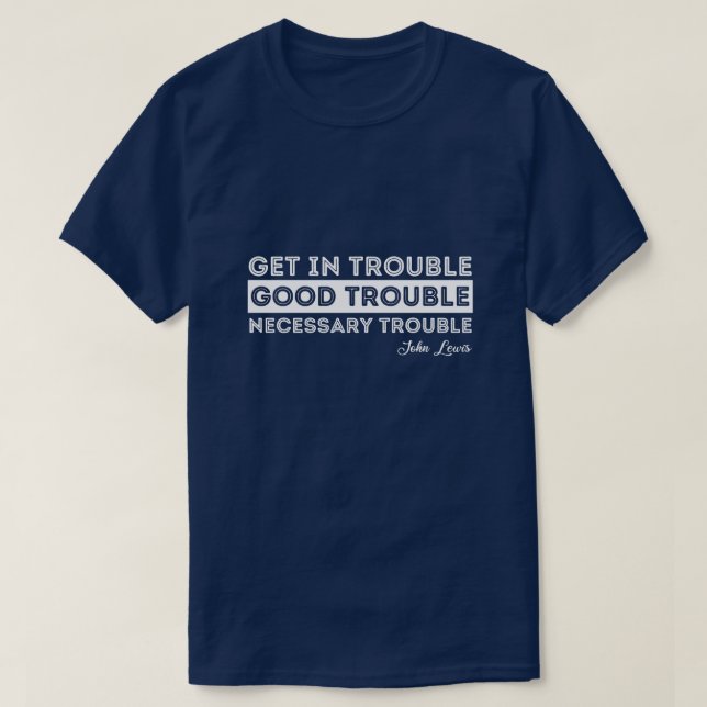 John Lewis - Bra Trouble Quote T Shirt (Design framsida)