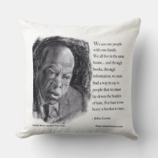 John Lewis & Citat Vacker Porträtt Kudde