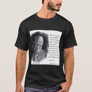John Lewis & Citat Vacker Porträtt  T Shirt