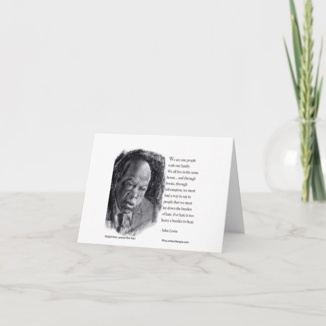 John Lewis & Quote BeSnyt Porträtt Kort (Framsida)