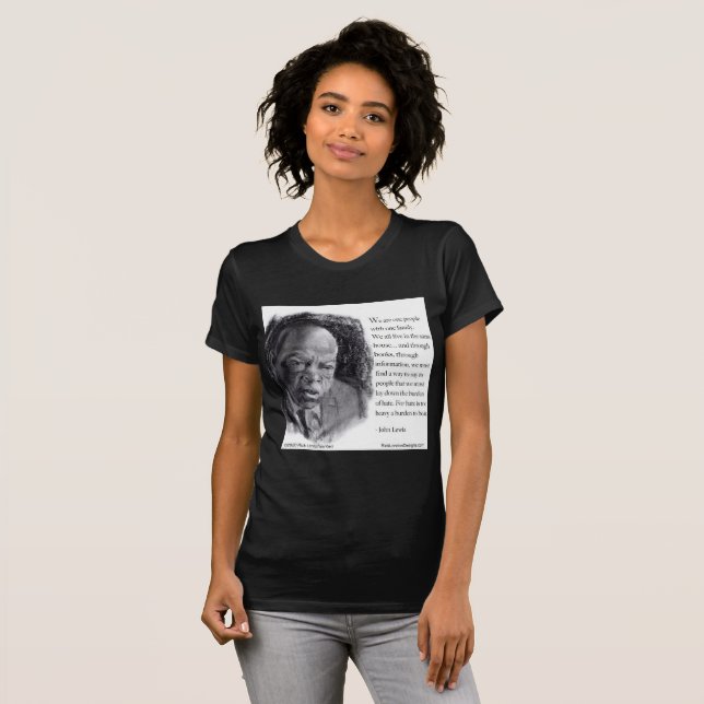 John Lewis & Quote BeSnyt Porträtt Womens T Shirt (Hel framsida)