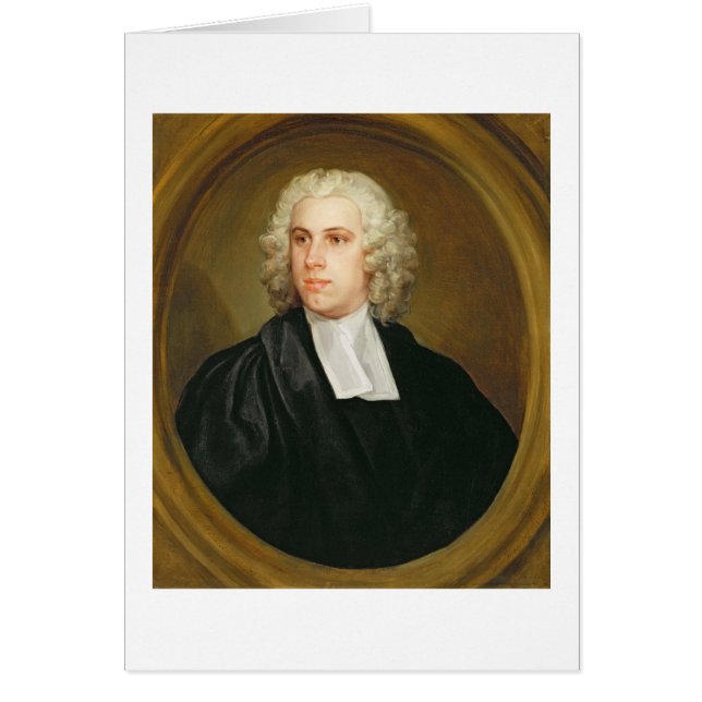 John Lloyd, kyrkoadjunkt av St. Mildreds, bred Hälsningskort (Framsidan)