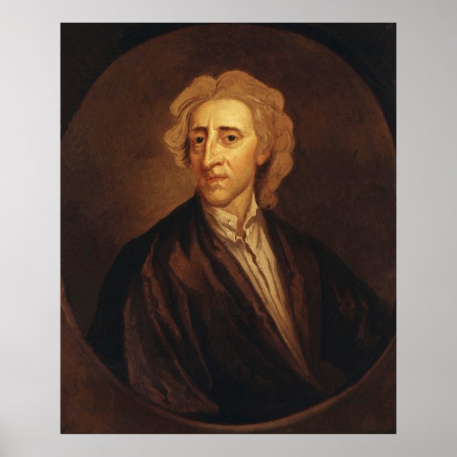 John Locke av Herr Godfrey Kneller Poster (Framsidan)