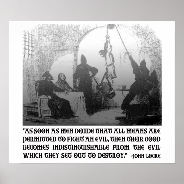 John Locke-citatet på ändarna och Elaken Poster (Framsidan)