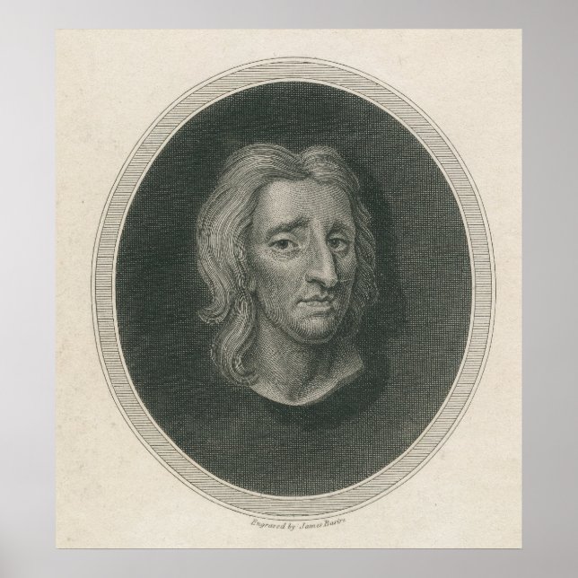 John Locke, graverad av James Basire Poster (Framsidan)