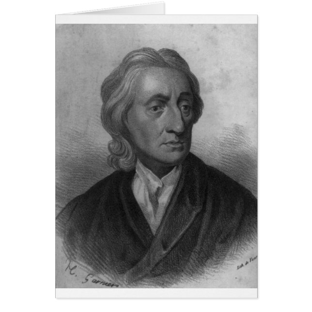 John Locke Hälsningskort (Framsidan)