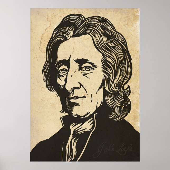 John Locke Print Poster (Framsidan)