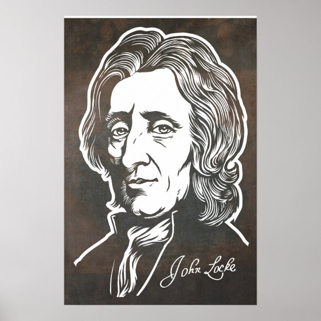 John Locke Print Poster (Framsidan)