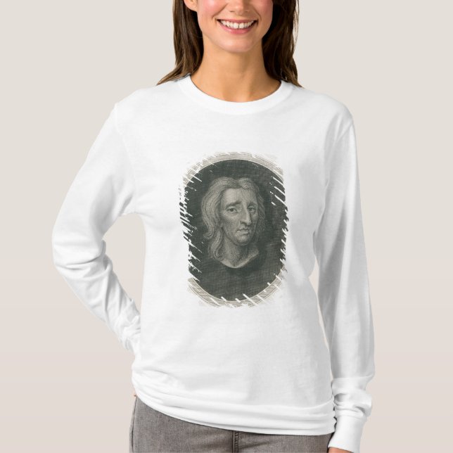 John Locke som inristas av James Basire Tee (Framsida)