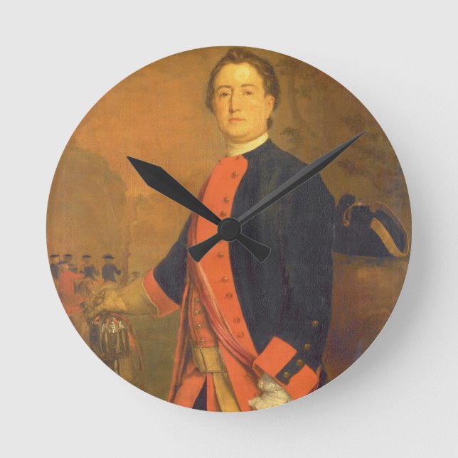 John Long Bateman Esq, kapten i överste Ponsonb Rund Klocka (Framsida)