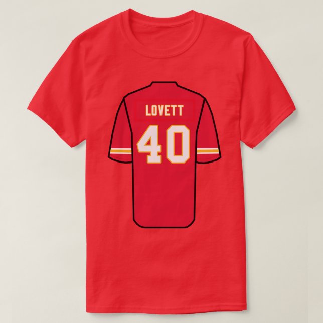 John Lovett Jersey T Shirt (Design framsida)