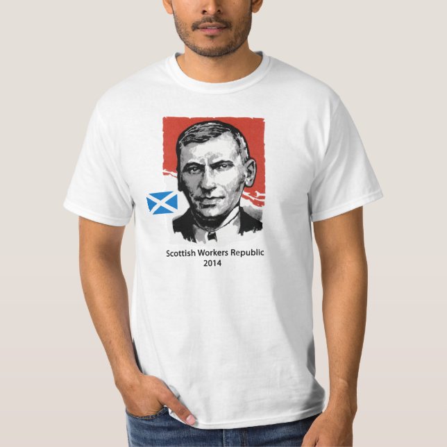 John Maclean skotsk självständighetT-tröja Tee Shirt (Framsida)