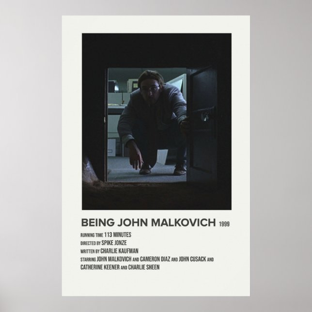 John Malkovich 1999 Poster (Framsidan)