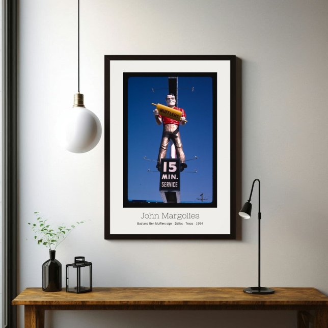 JOHN MARGOLIES - MUFFLERS DALLAS TEXAS POSTER (Skapare uppladdad)