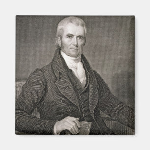 John Marshall (1755-1835), graverad av Asher Brown Magnet