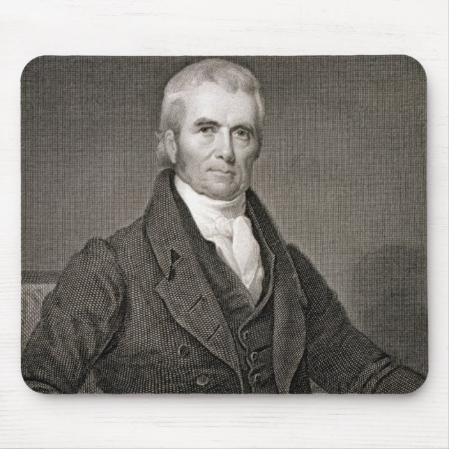 John Marshall (1755-1835) som inristas av Musmatta (Framsidan)
