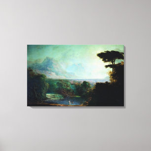 John Martins Alpheus och Arethus a Canvastryck